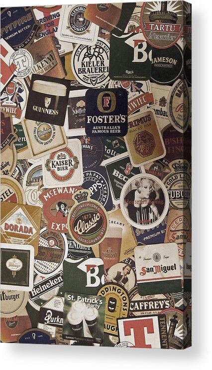 Beer Acrylic Print featuring the photograph Beers of the world by Nicklas Gustafsson
