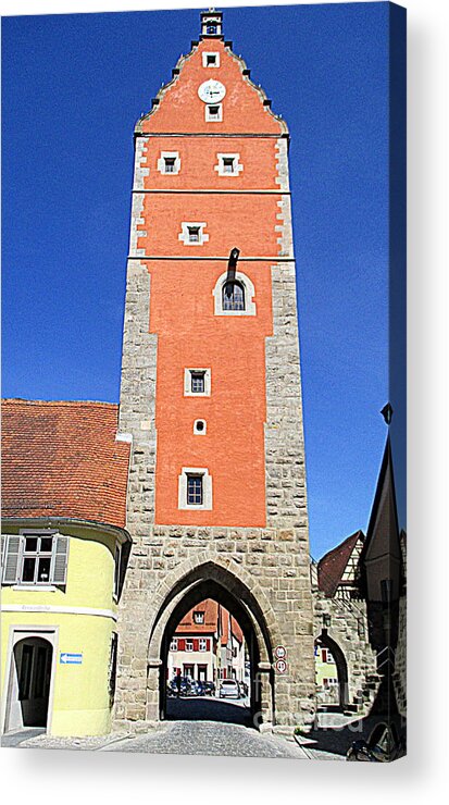 Dinkelsbuhl Acrylic Print featuring the photograph Dinkelsbuhl 25 by Randall Weidner