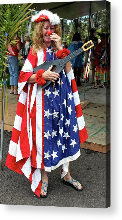 Usa Acrylic Print featuring the photograph July the 4th by Venetia Featherstone-Witty