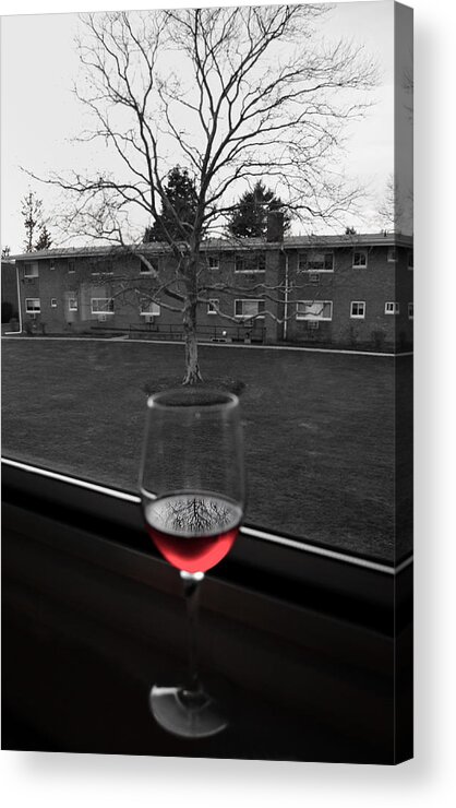 Wine Acrylic Print featuring the photograph Toast to Nature by Mandy Wiltse