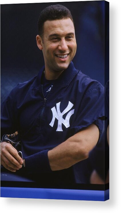 People Acrylic Print featuring the photograph Derek Jeter 2 #1 by Jamie Squire