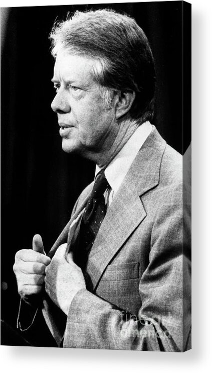 1977 Acrylic Print featuring the photograph Jimmy Carter #5 by Granger