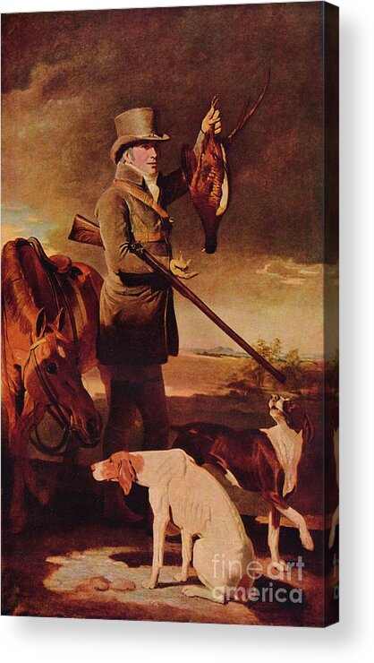 Horse Acrylic Print featuring the drawing J.g. Shaddick, The Celebrated by Print Collector