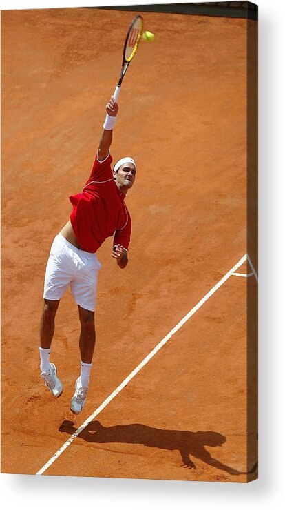 Tennis Acrylic Print featuring the photograph Telecom Italia Masters Series by Stuart Franklin