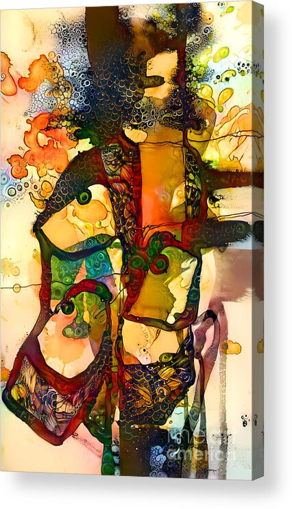 Contemporary Art Acrylic Print featuring the digital art 104 by Jeremiah Ray