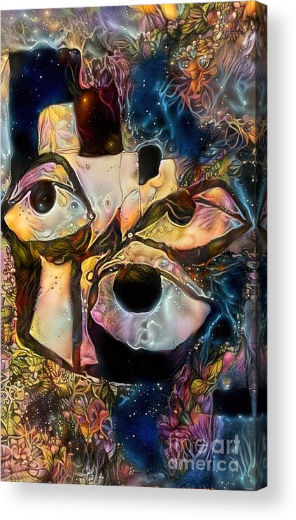 Contemporary Art Acrylic Print featuring the digital art 24 by Jeremiah Ray