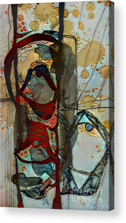 Contemporary Art Acrylic Print featuring the digital art 58 by Jeremiah Ray
