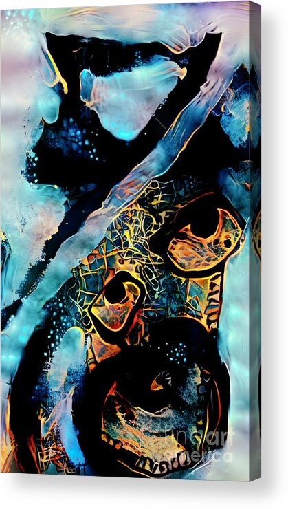 Contemporary Art Acrylic Print featuring the digital art 7 by Jeremiah Ray