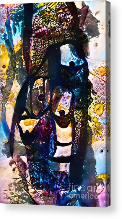 Contemporary Art Acrylic Print featuring the digital art 83 by Jeremiah Ray