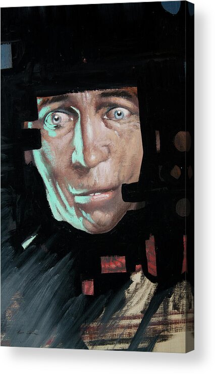 Confusion Acrylic Print featuring the painting Confusion by Hans Egil Saele