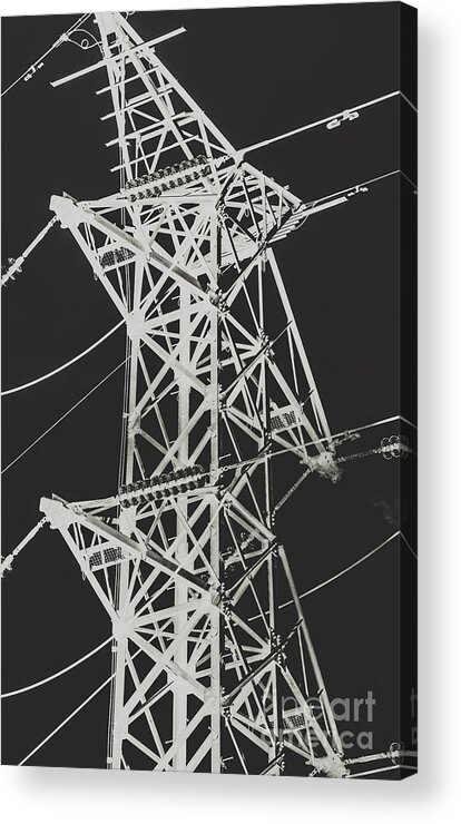 Energy Acrylic Print featuring the photograph Current inverted by Jorgo Photography