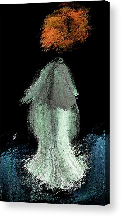 Follow Your Angel Acrylic Print featuring the digital art Follow your angel #k9 by Leif Sohlman