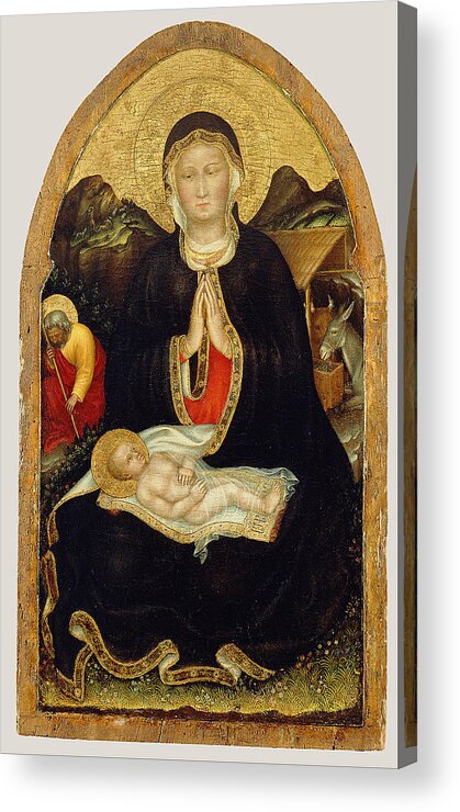 Gentile Acrylic Print featuring the photograph Italian Nativity by Paul Fearn