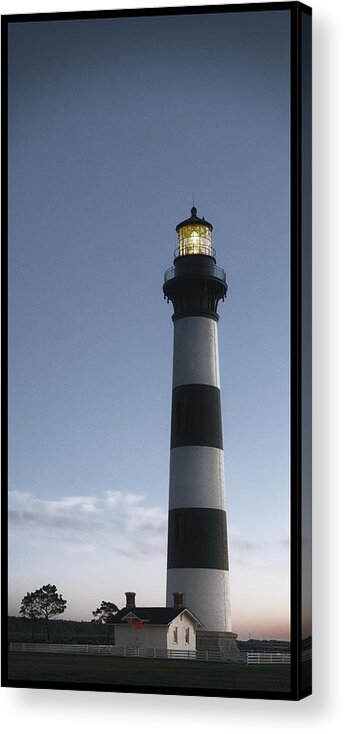 Lighthouse Acrylic Print featuring the photograph Bodie Island Lighthouse #2 by Robert Fawcett