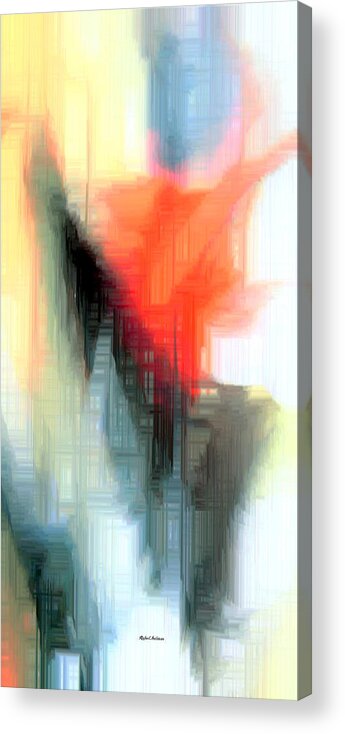 Abstract Acrylic Print featuring the digital art Abstract Series IV #15 by Rafael Salazar