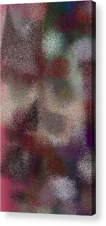 Abstract Acrylic Print featuring the digital art T.1.2.1.1x2.2560x5120 by Gareth Lewis