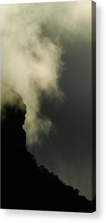Africa Acrylic Print featuring the photograph Clifface by Alistair Lyne
