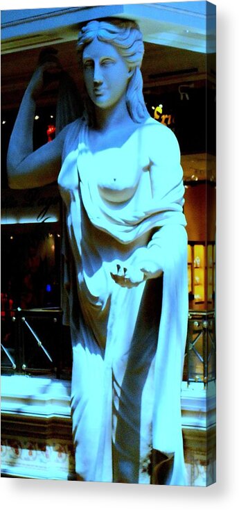 Vegas Acrylic Print featuring the photograph My Vegas Caesars 18 by Randall Weidner