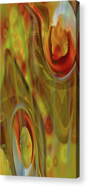 Fantasy Art Created Virtually Acrylic Print featuring the digital art Almost Resting II by Steve Sperry