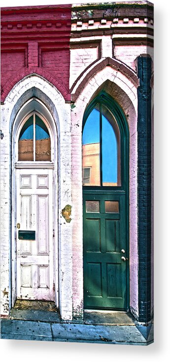 Door Acrylic Print featuring the photograph 050 - Door One and Door Too by David Ralph Johnson