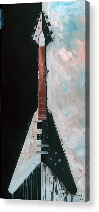 Scorpions Acrylic Print featuring the painting Blackout by Sean Parnell