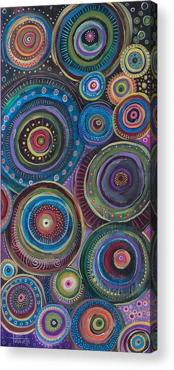 Continuum Acrylic Print featuring the painting Continuum by Tanielle Childers