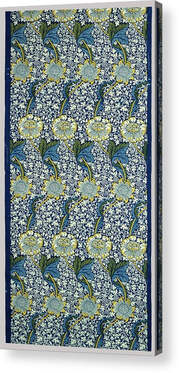 Kennet Acrylic Print featuring the painting Designed by William Morris