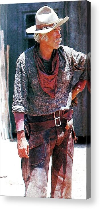 Lee Marvin Monte Walsh Old Tucson Arizona 196 Acrylic Print featuring the photograph Lee Marvin Monte Walsh Old Tucson Arizona 196 by David Lee Guss