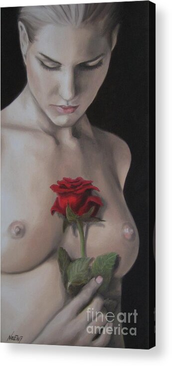 Noewi Acrylic Print featuring the painting Sweet Smell Of Sin by Jindra Noewi