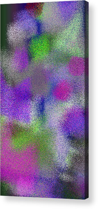 Abstract Acrylic Print featuring the digital art T.1.1762.111.1x2.2560x5120 by Gareth Lewis