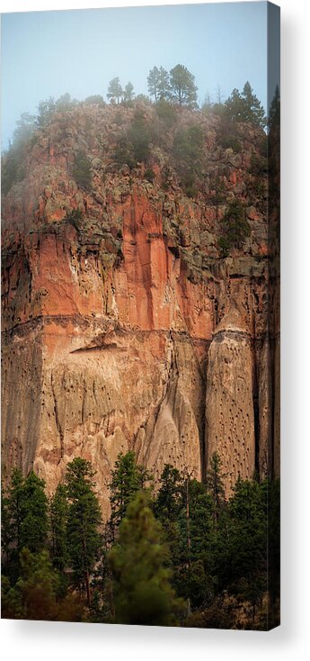 Nature Acrylic Print featuring the photograph Cliff Face by Jeff Phillippi