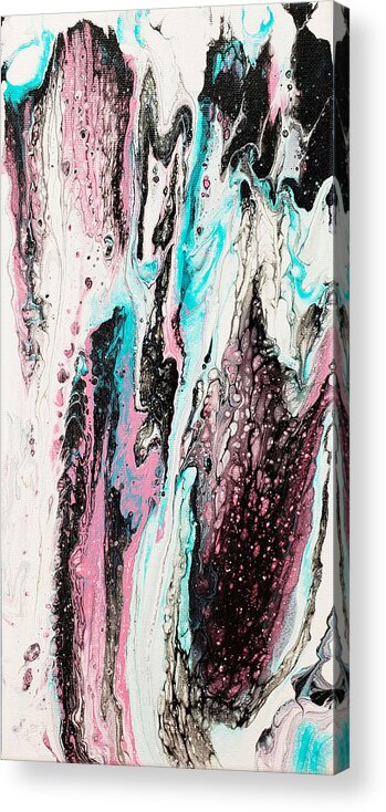Abstract Acrylic Print featuring the painting Blush by Christine Bolden