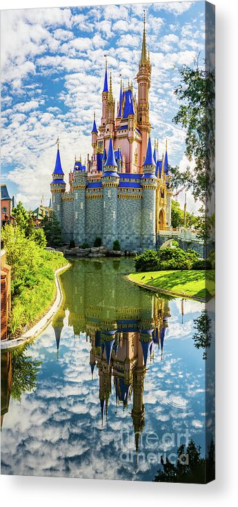Florida Acrylic Print featuring the photograph Castle Reflection by Nick Zelinsky Jr