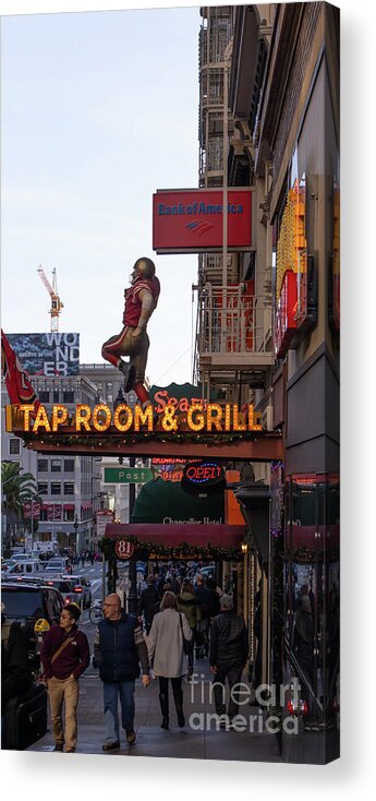 Wingsdomain Acrylic Print featuring the photograph San Francisco Tap Room and Grill Restaurant R1830 by Wingsdomain Art and Photography