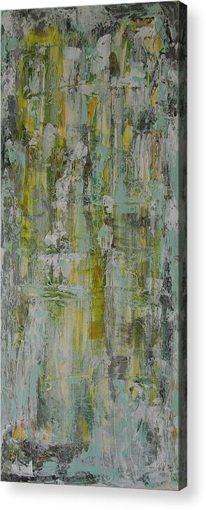 Abstract Painting Acrylic Print featuring the painting W21 - twice I by KUNST MIT HERZ Art with heart