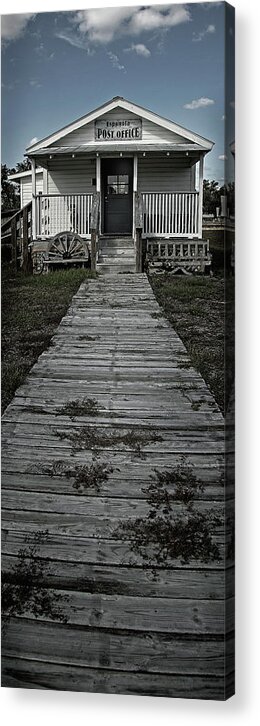 Post Office Acrylic Print featuring the photograph Walk Back in Time by M Kathleen Warren
