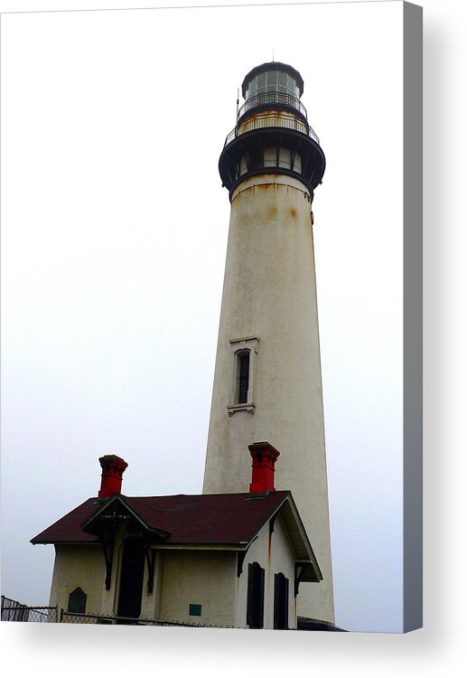 Lighthouse Acrylic Print featuring the photograph California Lighthouse #1 by Jeff Lowe