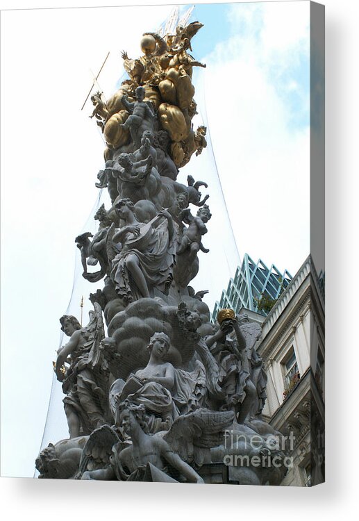 Austria Acrylic Print featuring the photograph Sculpture #1 by Evgeny Pisarev