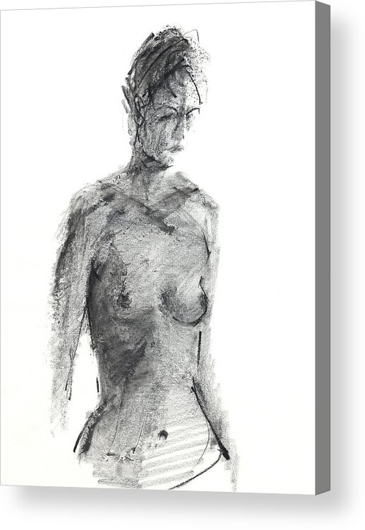 Drawing Acrylic Print featuring the painting Untitled #303 by Chris N Rohrbach