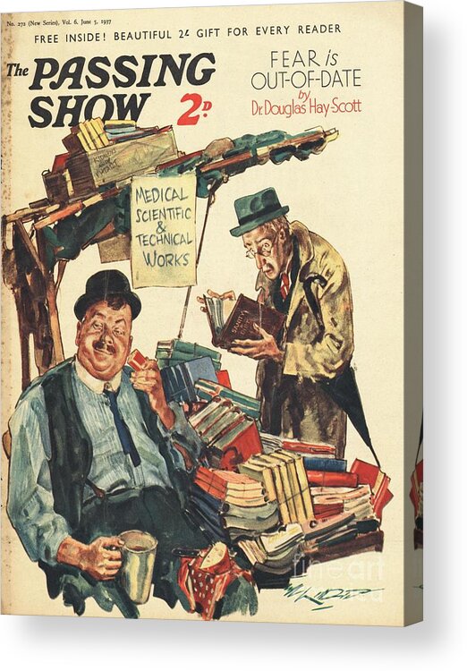 Ellers Acrylic Print featuring the drawing 1930s,uk,the Passing Show,magazine by The Advertising Archives
