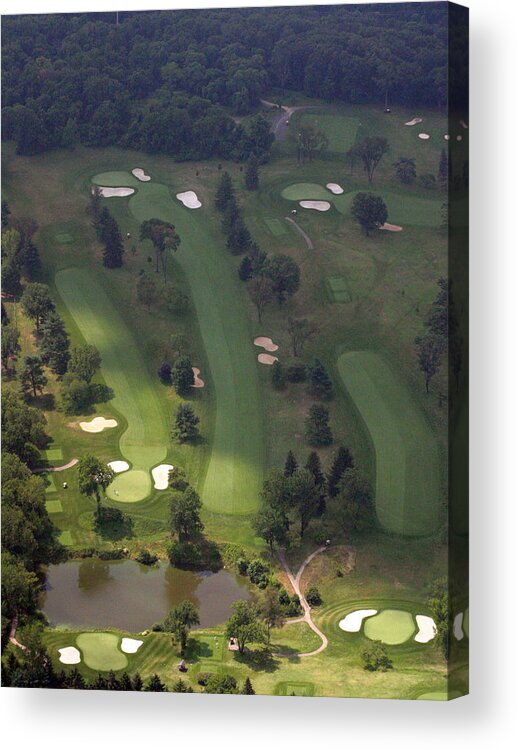 Sunnybrook Acrylic Print featuring the photograph 3rd Hole Sunnybrook Golf Club 398 Stenton Avenue Plymouth Meeting PA 19462 1243 by Duncan Pearson