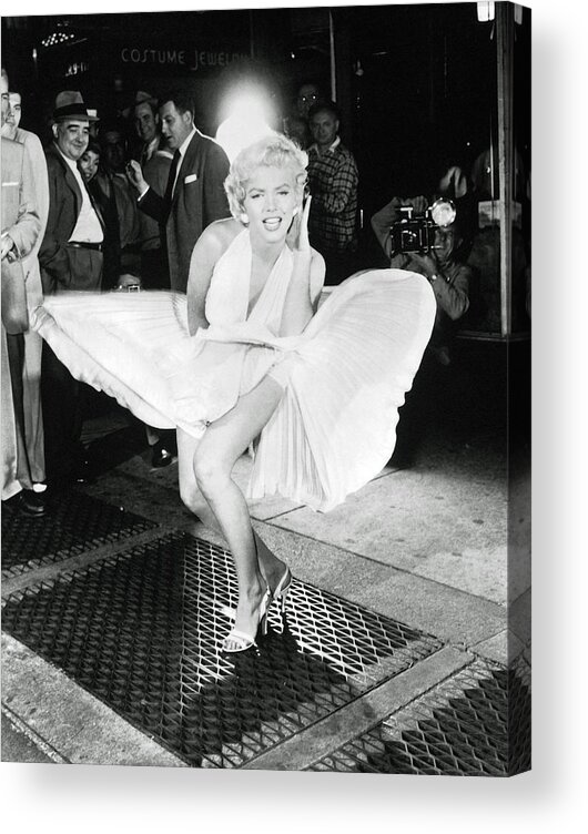 Tags Acrylic Print featuring the photograph Marilyn Monroe #22 by Kenword Maah