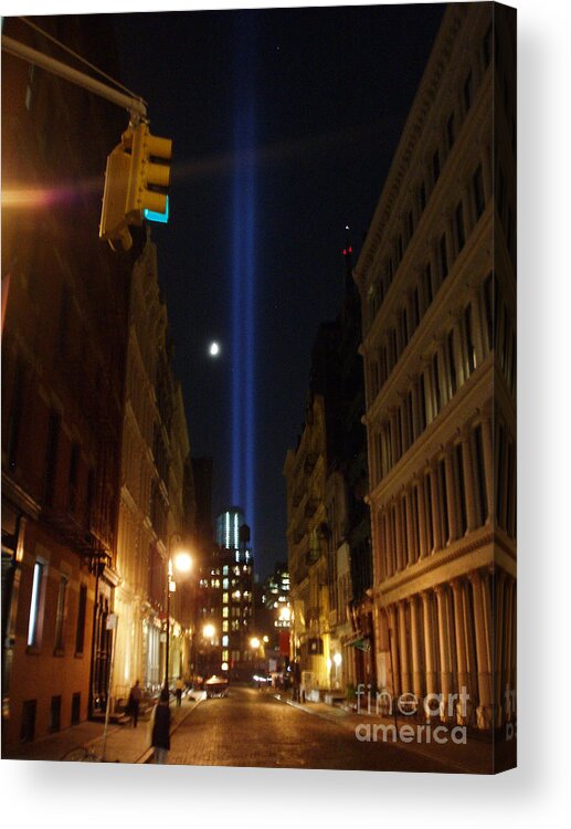 9-11.9/11 Acrylic Print featuring the photograph 9-11-2013 Nyc by Jean luc Comperat