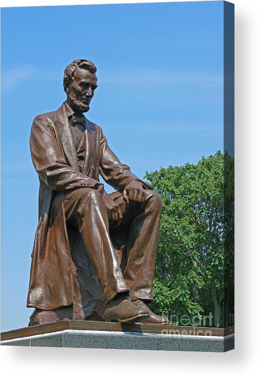 Abraham Lincoln Acrylic Print featuring the photograph Abraham Lincoln by Ann Horn