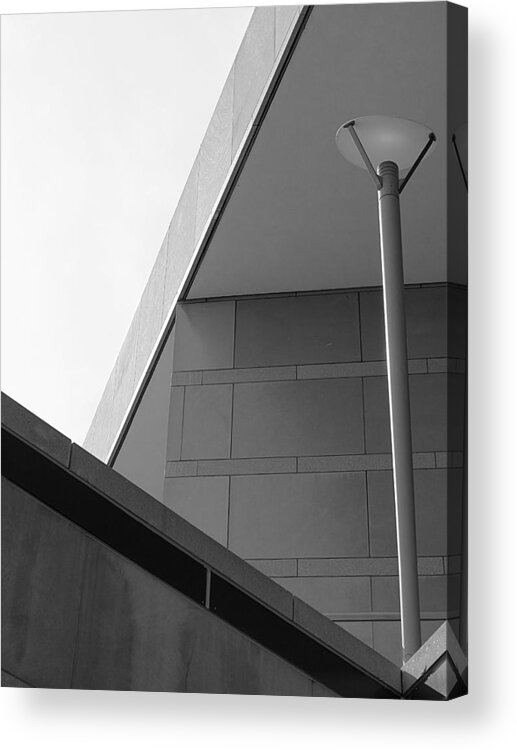 Abstract Acrylic Print featuring the photograph Abstract - National Constitution Center 3 by Richard Reeve