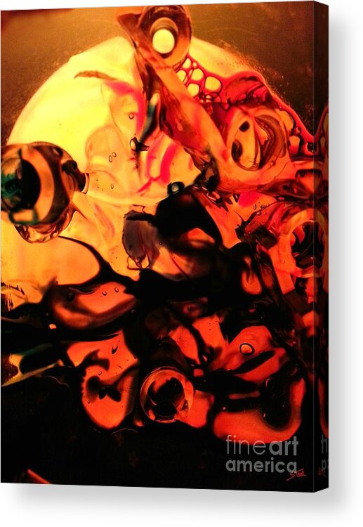 Orange Acrylic Print featuring the photograph Aeon by Steed Edwards