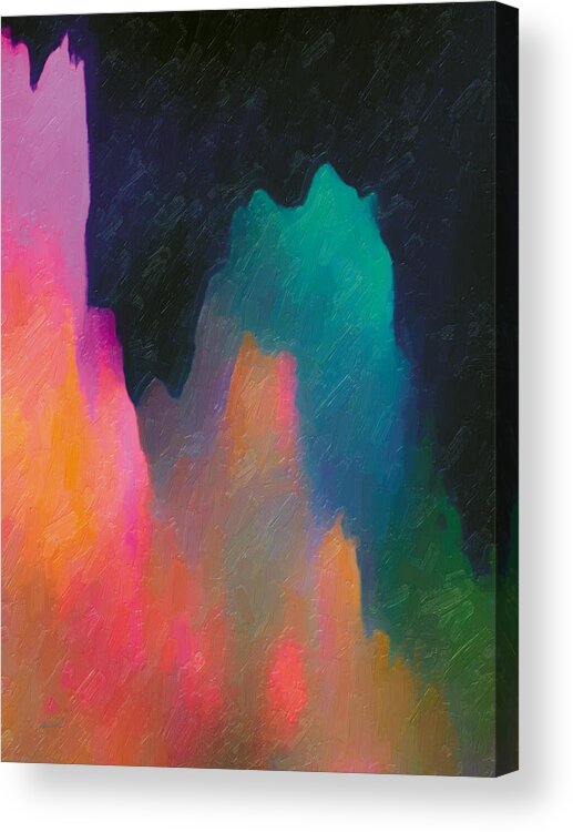 Fantasy Acrylic Print featuring the painting Amorphous 47 by The Art of Marsha Charlebois