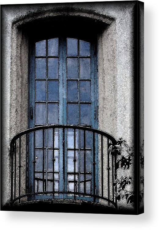 Window Acrylic Print featuring the photograph Artistic Window by Karen Harrison Brown