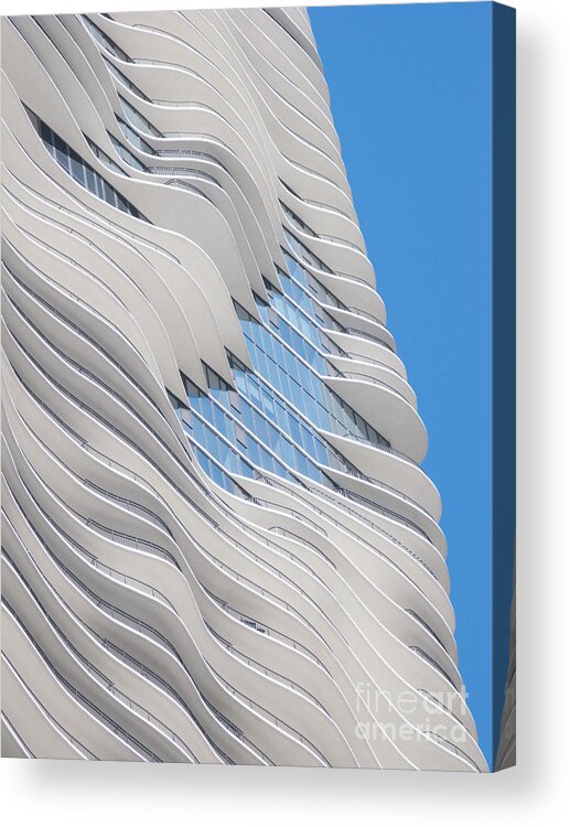 Chicago Acrylic Print featuring the photograph Balconies by Ann Horn