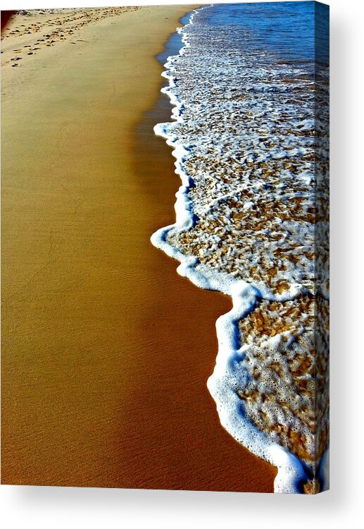 Tranquility Acrylic Print featuring the photograph Bar Beach Narooma by Mark Thompson